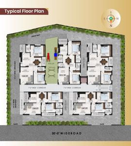Project Image of 1204.0 - 1233.0 Sq.ft 2 BHK Apartment for buy in AGMR Vishnu Nilayam
