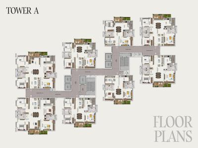 Project Image of 1905 Sq.ft 3 BHK Apartment / Flat for sale in Financial District for Rs. 23000000