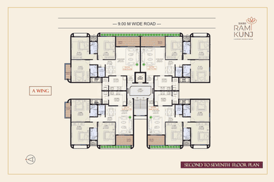 Project Image of 1689.0 - 2036.0 Sq.ft 3 BHK Apartment for buy in Shri Ram Kunj
