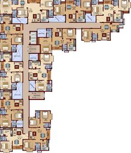Project Image of 668.0 - 1355.0 Sq.ft 2 BHK Apartment for buy in Amarprakash Royal Castle