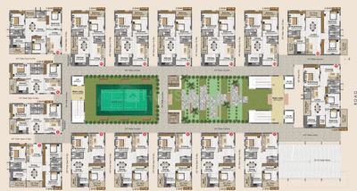 Project Image of 722.25 - 1305.0 Sq.ft 2 BHK Apartment for buy in Meenazi Elite