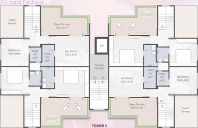 Project Image of 1175.0 - 1982.0 Sq.ft 2 BHK Apartment for buy in Unity Infra Platina