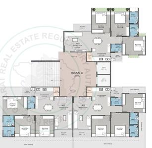 Project Image of 603.21 - 859.93 Sq.ft 2 BHK Apartment for buy in R J Radhe Elysium