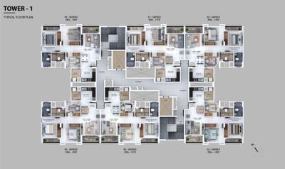 Project Image of 1067.0 - 1083.0 Sq.ft 2 BHK Apartment for buy in Provident Winworth