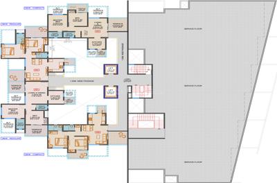 Project Image of 1100 Sq.ft 2 BHK Apartment / Flat for sale in Wakad for Rs. 11000000