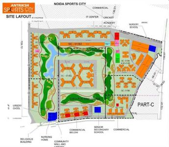 Project Image of 1860.0 - 2250.0 Sq.ft 3 BHK Apartment for buy in The Antriksh Sports City