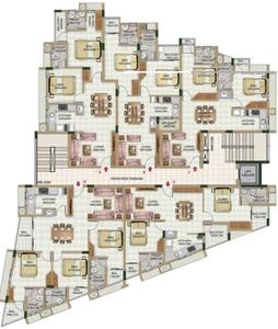 Project Image of 0.0 - 1380.0 Sq.ft 3 BHK Apartment for buy in Asian NJP