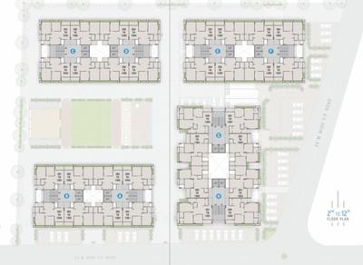 Project Image of 615.7 - 651.0 Sq.ft 2 BHK Apartment for buy in R Sheladia Panchamrut Skyz