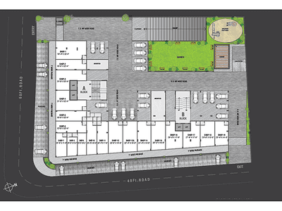 Project Image of 1746.0 - 1935.0 Sq.ft 3 BHK Apartment for buy in Sanidhya Skyros