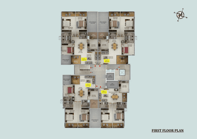 Project Image of 1067.0 - 1554.0 Sq.ft 2 BHK Apartment for buy in Trinity Uptown
