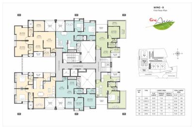 Project Image of 457.0 - 825.0 Sq.ft 1 BHK Apartment for buy in Gini Aria Phase 2