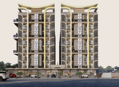 Project Image of 522.48 - 549.82 Sq.ft 2 BHK Apartment for buy in Shreeji Aaditya