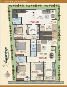 Project Image of 1400.0 - 1750.0 Sq.ft 3 BHK Apartment for buy in Laavanya Snowdrop Residences
