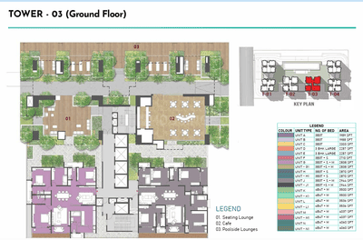 Project Image of 1987.99 - 4059.93 Sq.ft 3 BHK Apartment for buy in Prestige Clairemont