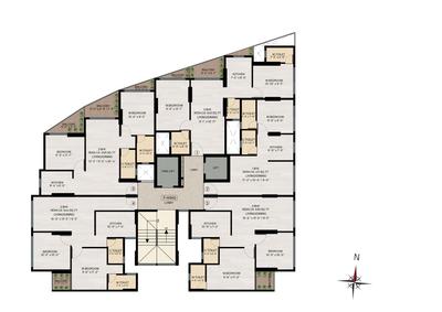 Project Image of 406.01 - 808.05 Sq.ft 1 BHK Apartment for buy in Sayba Badr