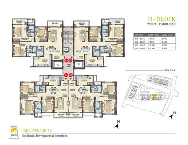 Project Image of 1084 Sq.ft 2 BHK Apartment / Flat for sale in K R Puram for Rs. 10800000