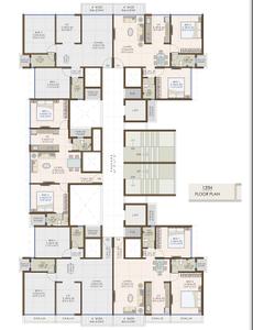 Project Image of 423.89 - 662.63 Sq.ft 2 BHK Apartment for buy in Vishv Eleanor