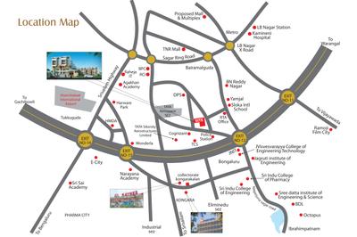 Project Image of 1100.0 - 1562.0 Sq.ft 2 BHK Apartment for buy in JL Amogha Western Heights