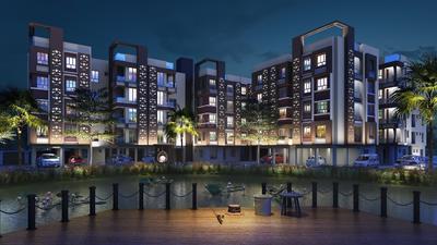 Hitech Residency Elevation 1