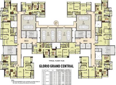 Project Image of 497.07 - 567.52 Sq.ft 2 BHK Apartment for buy in Puraniks Glorio Grand Central