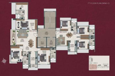 Project Image of 786.52 - 1972.27 Sq.ft 3 BHK Apartment for buy in Sahakar The Vibe