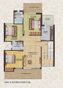 Project Image of 1200.0 - 2050.0 Sq.ft 3 BHK Apartment for buy in Omaxe Swarnaprastha