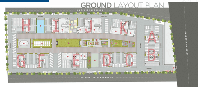 Project Image of 648.42 - 895.77 Sq.ft 2 BHK Apartment for buy in Ang Kiran Concord Towers
