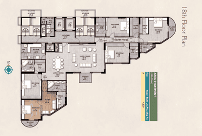 Project Image of 2180.0 - 4630.0 Sq.ft 3 BHK Apartment for buy in Juneja Inia
