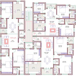 Project Image of 1241.0 - 1623.0 Sq.ft 3 BHK Apartment for buy in Harmony Akshayam