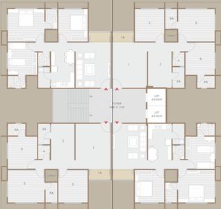 Project Image of 787.27 - 788.03 Sq.ft 3 BHK Apartment for buy in Excellon Suril Apartments