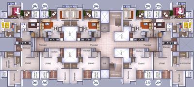 Project Image of 327.76 - 677.0 Sq.ft 1 BHK Apartment for buy in AGN The Mpire Shivneri