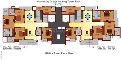 SNG Anandkunj Phase 1 Cluster Plan 1