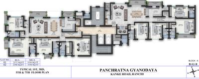 Project Image of 0.0 - 3550.0 Sq.ft 4 BHK Apartment for buy in Panchratna Gyanodaya