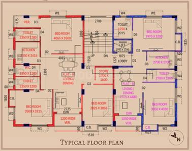 Project Image of 945.0 - 1368.0 Sq.ft 2 BHK Apartment for buy in Vasudeva Enclave