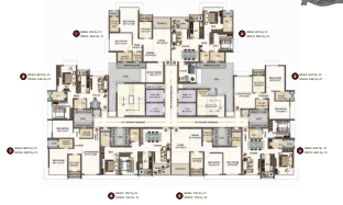 Project Image of 581.0 - 700.0 Sq.ft 2 BHK Apartment for buy in Marathon Nexzone Zodiac 2