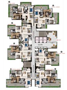 Project Image of 1660.0 - 2085.0 Sq.ft 3 BHK Apartment for buy in Charms Iconic Tower