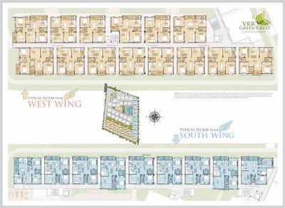 Project Image of 1130.0 - 1630.0 Sq.ft 2 BHK Apartment for buy in VRR Green Crest