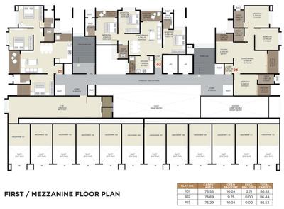 Project Image of 611.71 - 825.48 Sq.ft 2 BHK Apartment for buy in Rajshree Skyone