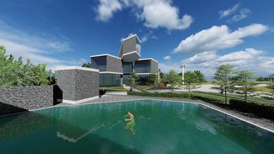 Ideal Leaf Corridor Swimming Pool 1