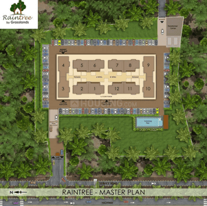Project Image of 1350.0 - 1850.0 Sq.ft 2 BHK Apartment for buy in Grasslands Raintree