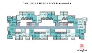 Project Image of 256.0 - 296.0 Sq.ft 1 BHK Apartment for buy in Samarth Shashwat Aangan Building Wing A And C