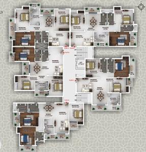 Project Image of 1225.0 - 1775.0 Sq.ft 2 BHK Apartment for buy in Lucky Dream City