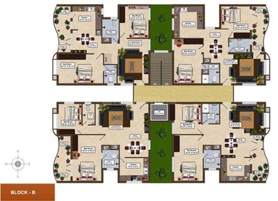 Project Image of 578.02 - 1319.0 Sq.ft 1 BHK Apartment for buy in M And C Monte Vue