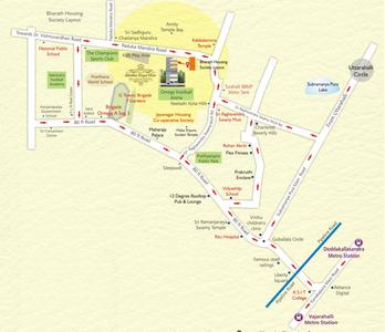 Shobha Royal View Location Plan 1