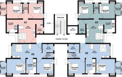 Project Image of 465.0 - 755.0 Sq.ft 1 BHK Apartment for buy in Arun Lathangi