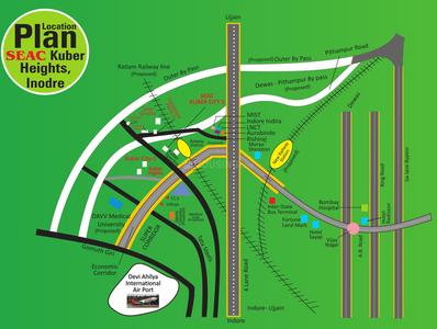 SEAC Kuber Heights Images for Location Plan of Seac Kuber Heights 1