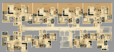 Project Image of 329.81 - 925.48 Sq.ft 1 BHK Apartment for buy in Provident Ecopolitan Phase 2