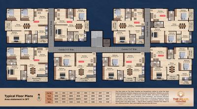 Project Image of 1115.0 - 1495.0 Sq.ft 2 BHK Apartment for buy in The Pearl Paradise