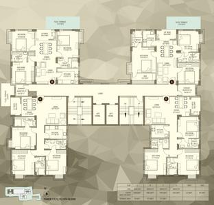 Project Image of 1386.0 - 2165.0 Sq.ft 3 BHK Apartment for buy in Avishi Trident
