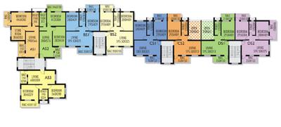 Project Image of 757.0 - 794.0 Sq.ft 1 BHK Apartment for buy in Asian Constructions Paradise
